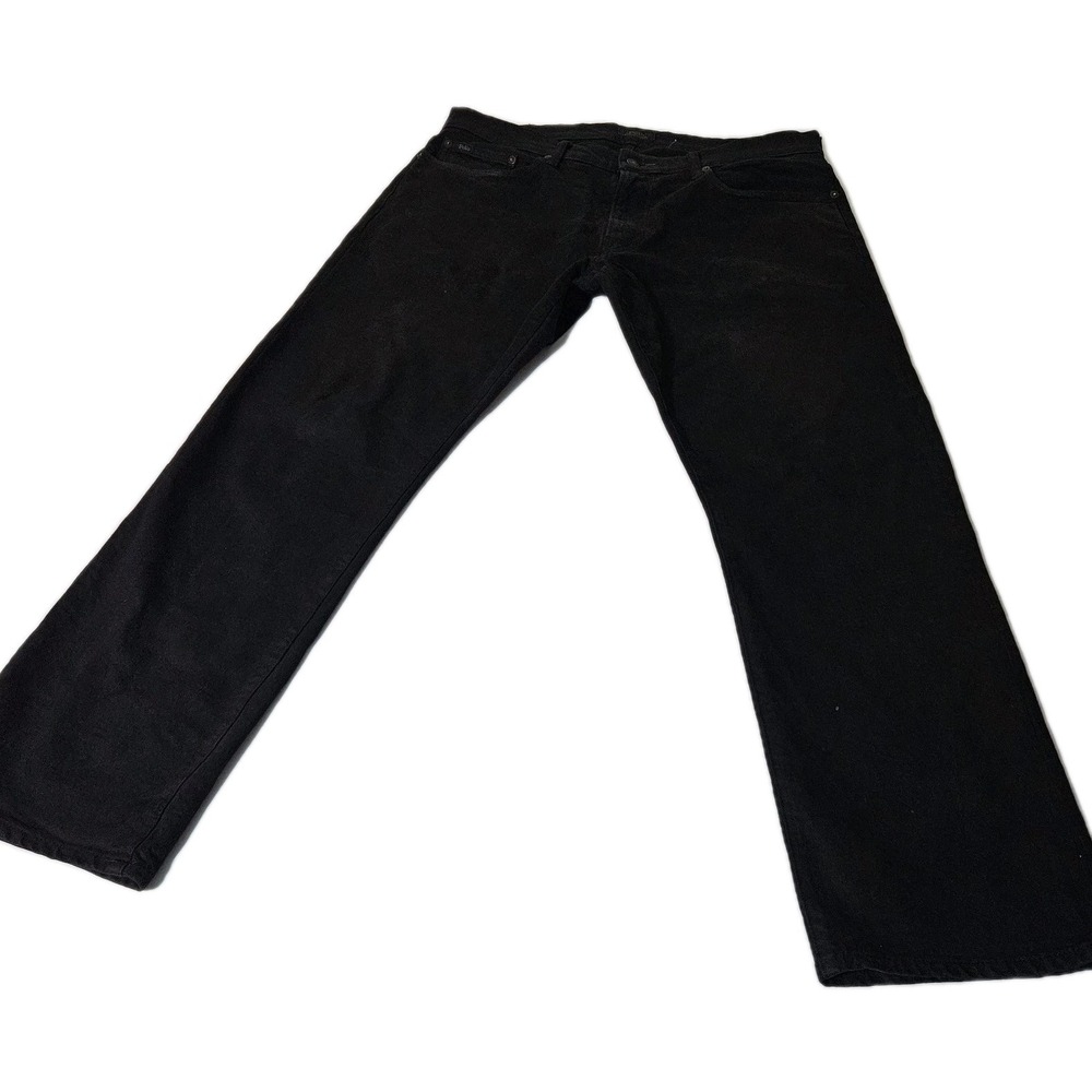Polo Ralph Lauren‎ Men's Jeans Stretch 36x30 Black Denim Preppy Casual